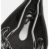 Brooks BROOKS B17 NARROW CARVED balnelis, juodas, plieniniai lankai, svoris 510 g, linija Leather