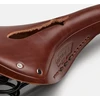 Brooks BROOKS FLYER CARVED balnelis, ruda, plieniniai lankai, svoris 860 g, linija Leather (NEW)