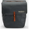 Brooks Sakwy BROOKS BRICK LANE PANNIERS, pilka/medaus, talpa 2x15L, tvirtinimas ant diržų, rauginta oda (NEW)