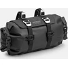 Brooks Vairaračio krepšys BROOKS SCAPE HANDLEBAR ROLL, juoda, talpa 9-11 l, tvirtinimas dirželiais, atsparumas vandeniui IPX4 (NAUJIENA)