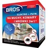 Elektrofumigatorius su skysčiu nuo uodų ir musių Bros