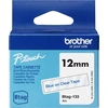 Brother Brolis BTAG-133 | Mėlyna ant Clear | Btag