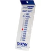 Brother ID1850, 79 x 191 x 1 mm, 22 g, 18 x 50 mm, 25 g, 50 vnt., 5 vnt.