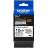 Brother juosta juoda ant balto 12mm - TZES231