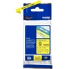 Brother Labelling Tape 9mm, Juodas on yellow, TZe, Pilkas, Thermal transfer, Philippines,
