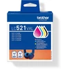 Brother LC521VAL | Ink Cartridge | Juodas, Cyan, Magenta,Geltona