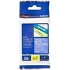 Brother Brolis | TZe-135 laminuota juosta | Baltas ant Clear | TZe | 8 m | 1,2 cm