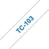 Brother Etikečių juostelės mėlyna ant permatomos (TC-103)