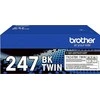 BROTHER TN247BK DVIEJŲ PAKETŲ TONERIAI „Juodas“ (BK = 3 000 PUSLAPŲ/KASETĖ)