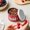 Kusmi Tea AquaRosa su atidarytu metaliniu indeliu