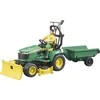 BRUDER traktorius John Deere Lawn su priekaba ir sodininku, 62104