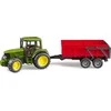 Bruder - John Deere 6920 su apverčiama priekaba, raudona (02057)