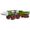 Bruder - Roadmax traktorius su priekiniu krautuvu ir galiniu savivarčiu (03452)