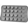 SILIKONINĖ FORMA PRALININIAM LEDO ŠOKOLADUI 24 VNT. BRUNBESTE BB-1544