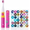 Brush-baby -Baby Go-Kidz kelioninis sonic dantų šepetėlis vaikams nuo 3 metų Mėlynas/rožinis