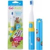 Brush-baby -Baby Go-Kidz kelioninis sonic dantų šepetėlis vaikams nuo 3 metų Mėlynas/rožinis