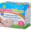 BRUSH BABY_Dantų servetėlės Servetėlės su ksilitoliu dantenoms ir pieniniams dantukams valyti 0-16 mėn. 28 vnt.