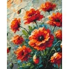 BRUSHME Paveikslas skaičiais, 40x50 cm, aguonos, 1 vnt., dėžutėje