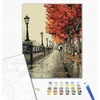 BRUSHME Tapyba pagal numerius, 40x50 cm, rudens bulvaras, 1 vnt., dėžutėje