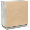 LED Bufetas Betono pilka 71 x 34,5 x 75 cm Apdirbta mediena