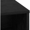 LED Bufetas Juodas ąžuolas 71 x 34,5 x 75 cm Apdirbta mediena