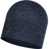 Mėlyna BUFF MERINO MIDWEIGHT BEANIE MELANGE NIGHT Mėlynas