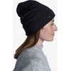 Buff Heavyweight merino vilnos kepurė Laisva žieminė kepurė - Juodas