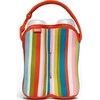 BUILT Bottle Buddy dviejų butelių krepšys su laikikliu (Baby Rožinė Stripe)
