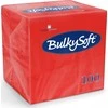 Bulky Soft Bulkysoft BulkySoft servetėlės ​​24x24cm 2w celiuliozės raudona (100)