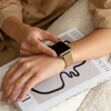 BURGA Metal Mesh Elegance Apple Watch 42/44 mm (auksinis)