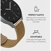BURGA Metal Mesh Elegance universalus 22 mm laikrodžiams (auksinis)