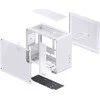 Jonsbo U4 Mini, grūdintas stiklas - baltas