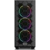 Midi Sharkoon HEX RGB Juodas
