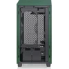 „Thermaltake The Tower 200“, bokšto tipo korpusas – tamsiai žalias, grūdintas stiklas