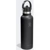 Buteliukas termiczna Hydro Flask 21 Oz Standard Flex Straw Cap (621 ml) - blk