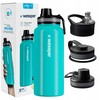 Gertuvė Wessper Buteliukas termiczna Wessper ActiveMax Steeline 1000ml (WES266-SEA-1000)
