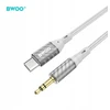 Telforceone Audio adapteris Bwoo (AUX074) iš USB-C į 3,5mm 1m sidabrinis