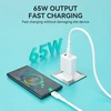USB kabelis Bwoo (X329CC) „USB-C“ į USB-C (65W) 1m baltas
