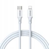BWOO Cable USB-C - Lightning 2m 27W ABS + TPE baltas