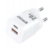 BWOO CDA156 PD sieninis įkroviklis 1x USB-C 1v USB 20W baltas