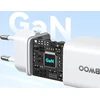 BWOO sieninis įkroviklis GaN 30W USB-C + USB-C - USB-C laidas 60W baltas