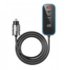 Įkroviklis BWOO BWOO kroviklis samochodowa PD RGB CC107 1x USB-C 1x USB 30W juoda