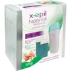 X-Epil rinkinys: Happy Roll Aloe Vera šilko efektu vyniojamas depiliacinis vaškas kūnui, papildymas, 2 vnt., 50 ml + Happy Roll Aloe Vera šilko efektu vyniojamas depiliacinis vaškas kūnui, papildymas, 50 ml + X-Epil depiliacinės vaško juostelės kojoms, 10 vnt.