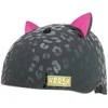 C Preme Vaikiškas šalmas KRASH LEOPARD KITTY Juodas M dydis JAUČIENAI FS 8+ (54-58 cm) (NAUJIENA 2025)