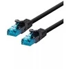 C-TECH kabelio pataisymo laidas Cat5e, FTP, juodas, 1m