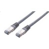 C-TECH kabelio pataisos laidas Cat5e, FTP, pilkas, 0,5 m