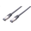 C-TECH kabelio pataisos laidas Cat5e, FTP, pilkas, 0,5 m