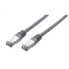 C-TECH kabelio pataisos laidas Cat5e, FTP, pilkas, 0,25 m