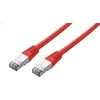 C-TECH kabelio pataisos laidas Cat5e, FTP, raudonas, 0,5 m