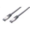C-TECH kabelis patchcord Cat5e, FTP, pilkas, 2m